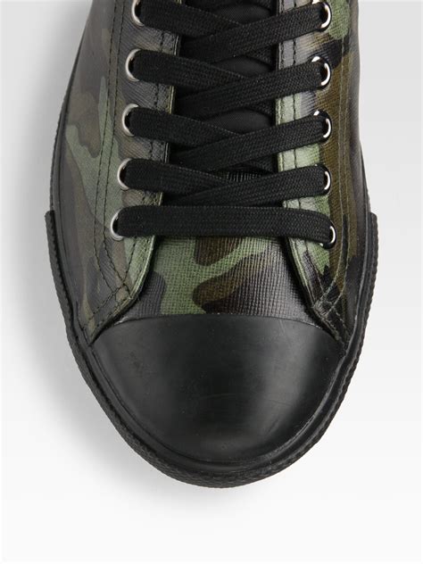 scarpe prada uomo camouflage|prada men's sneakers.